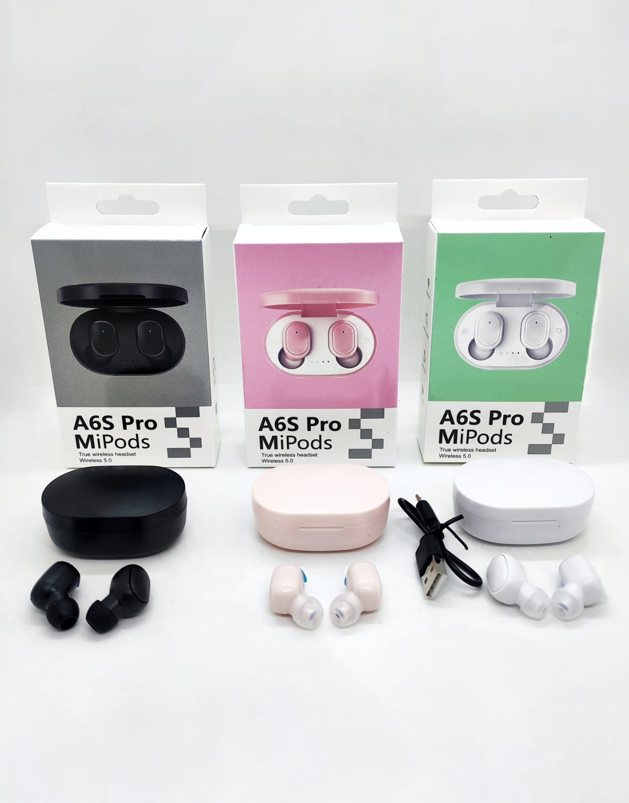 AURICULAR INALAMBRICO A6S COLORES CALID PRO - - - 