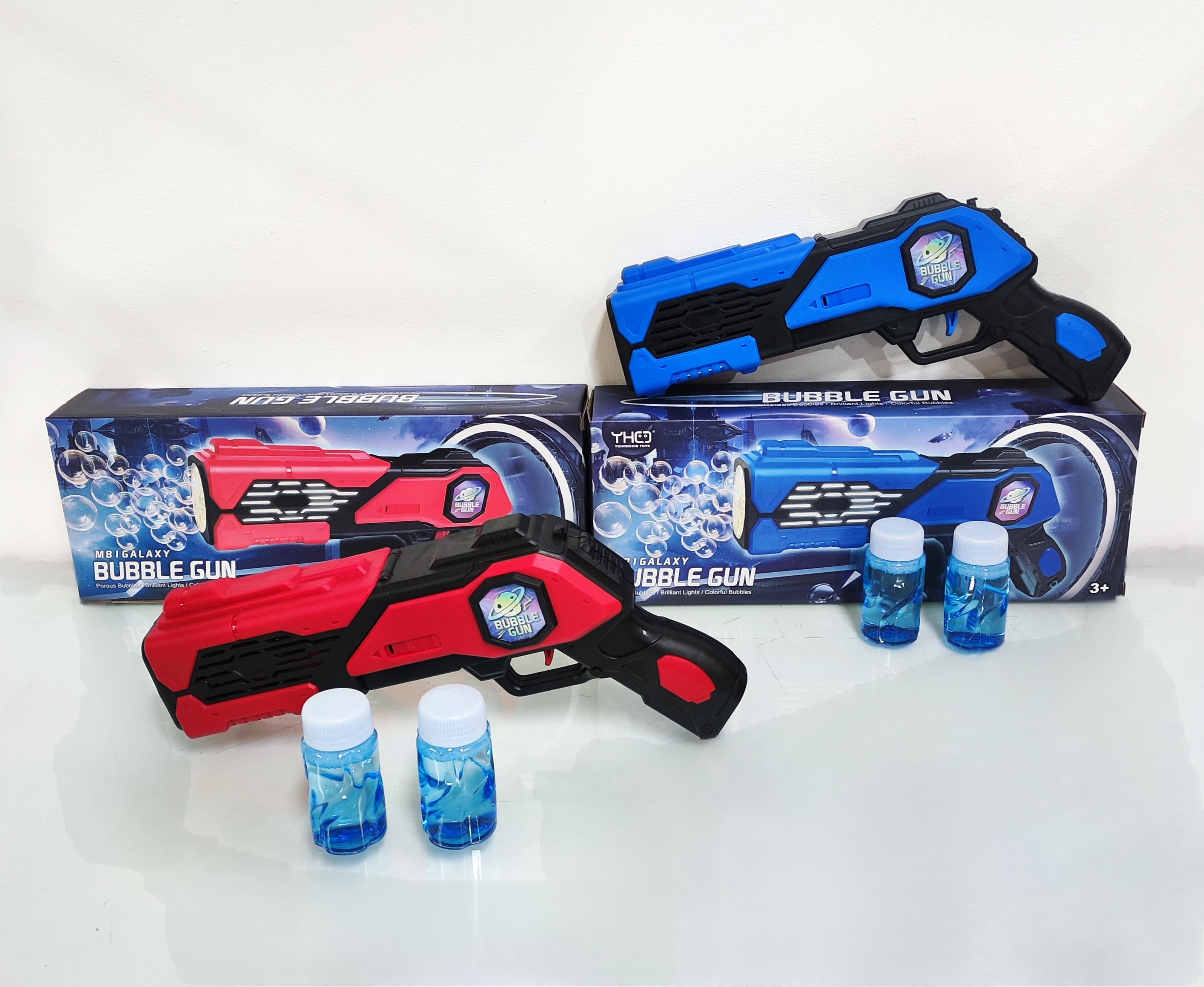 ESCOPETA BURBUJERA + 2 BOTELLITAS -  -  -  -  -  -