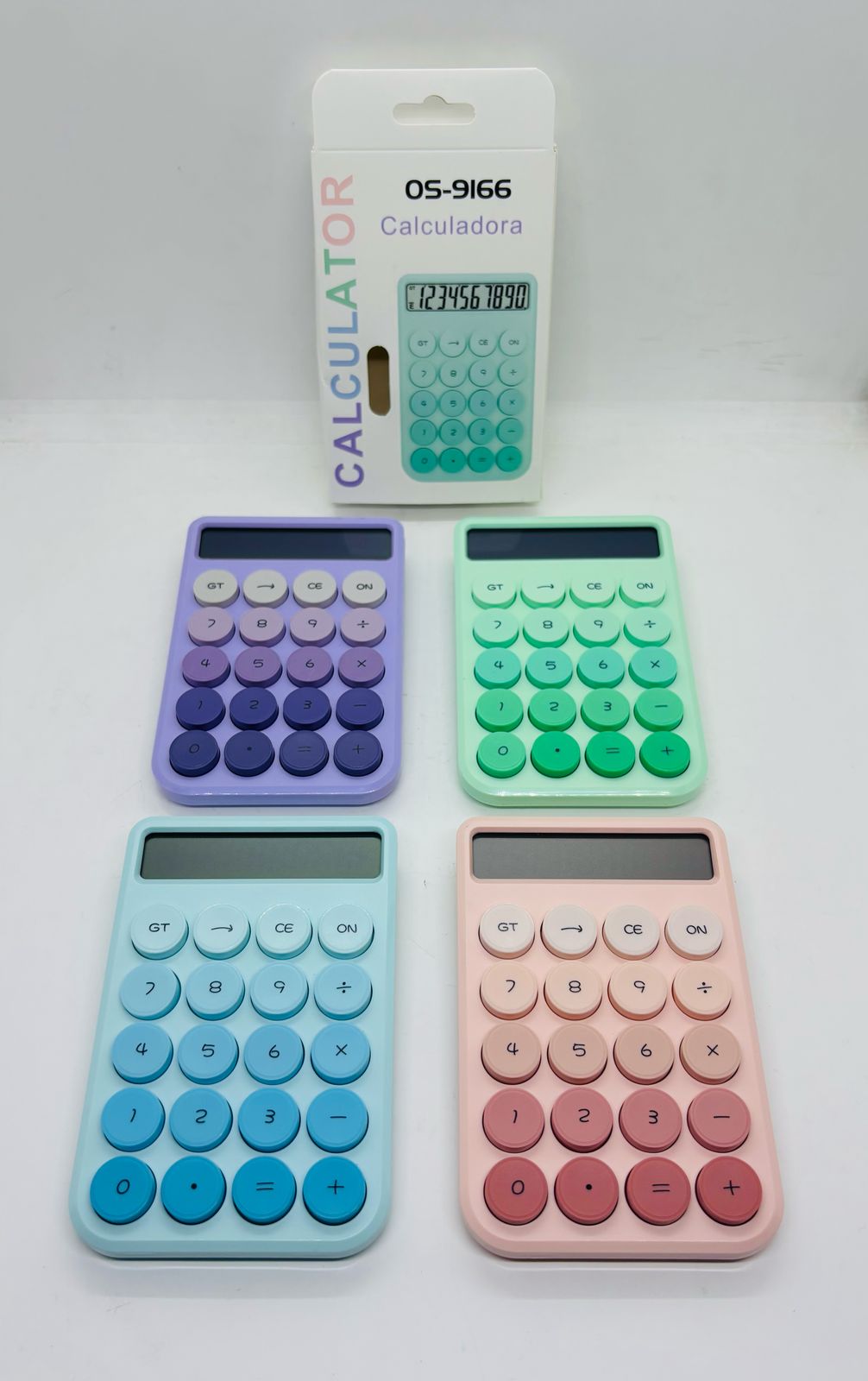 CALCULADORA 9166 COLORES METALICOS (CAL-330M) -  -