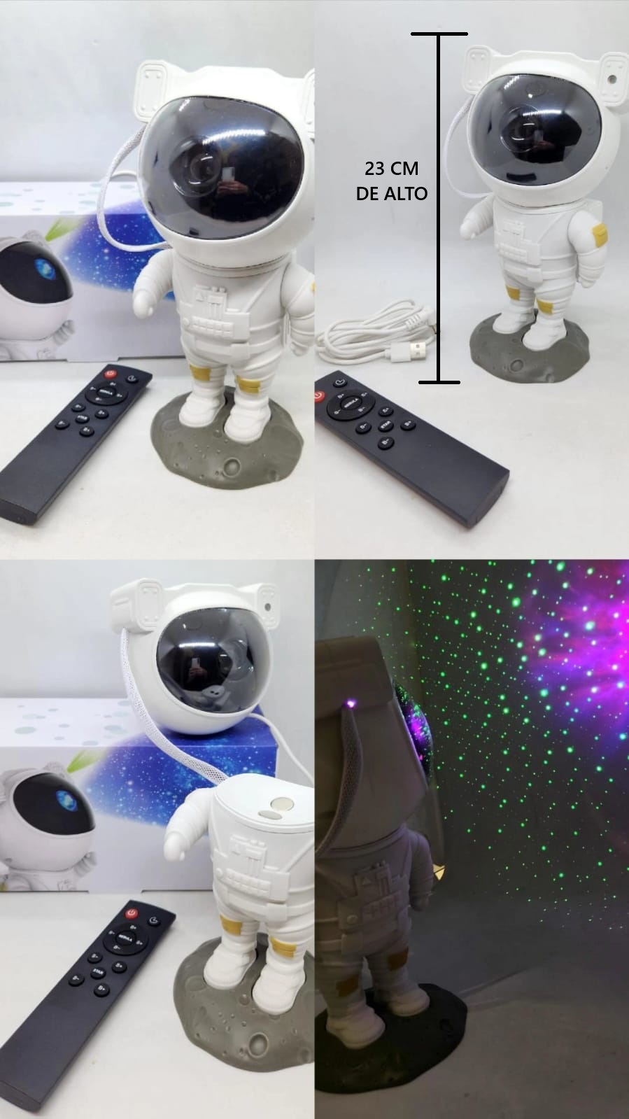 PROYECTOR ASTRONAUTA ESTRELLAS (SP205) -  -  -  - 