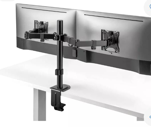 SOPORTE MONITOR DOBLE 180 + 15-33 PULGADAS -  -  -